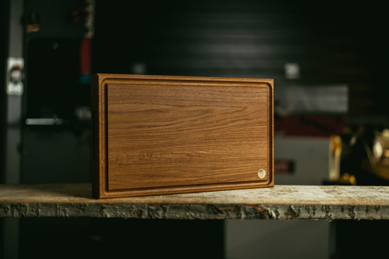 Hefðbundið skurðarbretti Eik